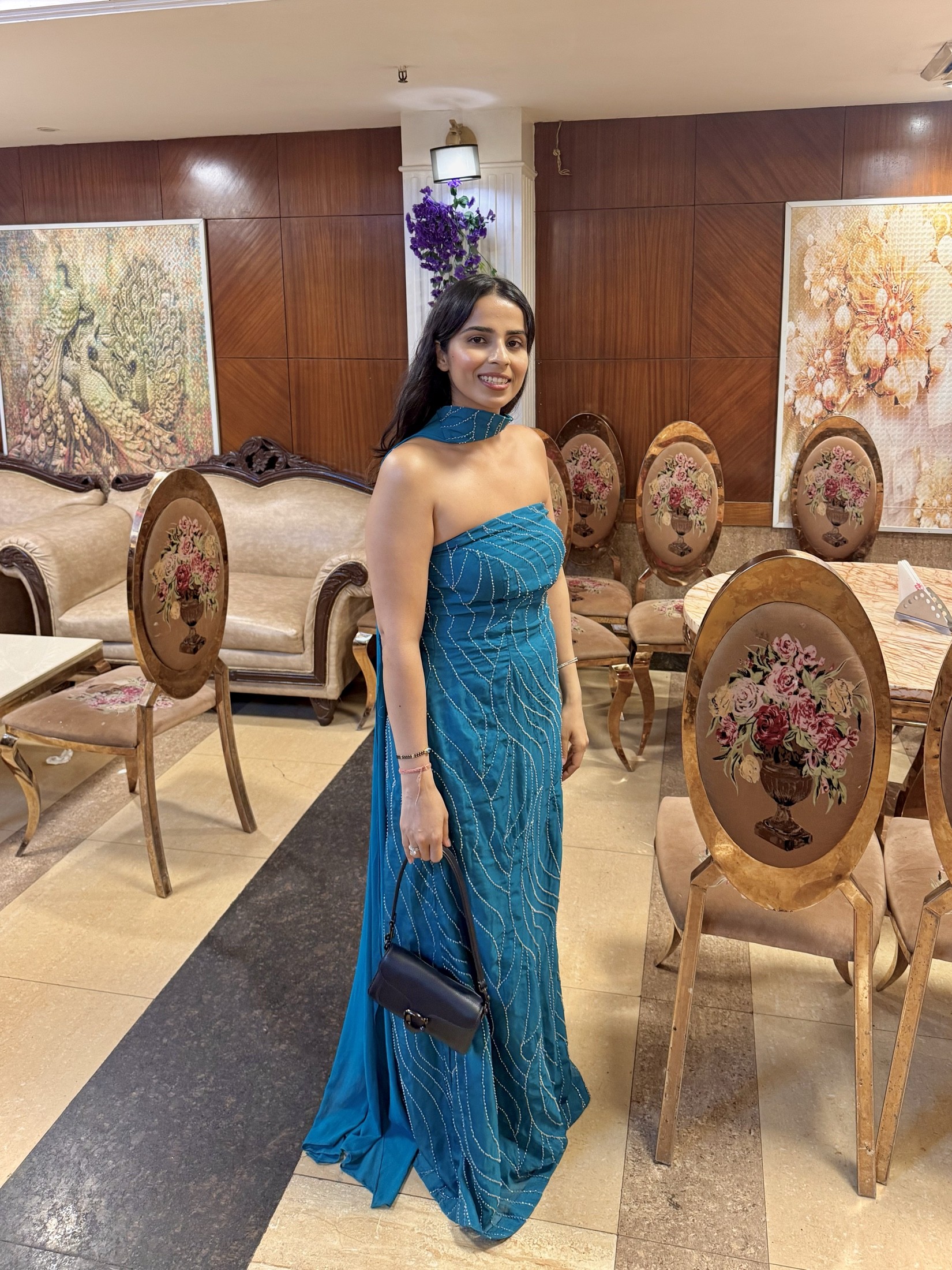 Firoza Teal Gown — Gown / Reception rental in Surrey, BC